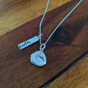 Faith pendant necklace